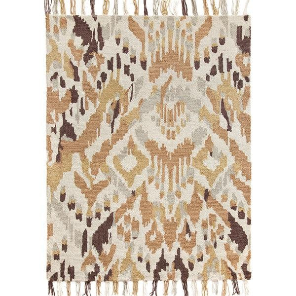 Sumera Gold White Black Rug