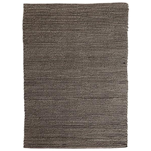 Europa Woolen Rug-Charcoal