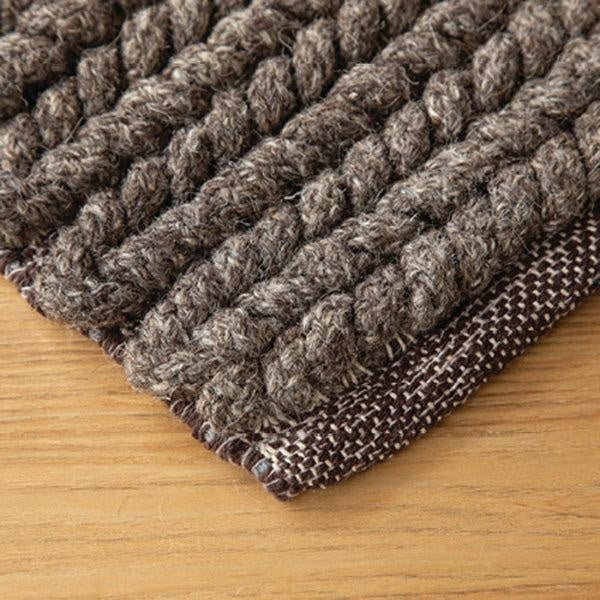 Europa Woolen Rug-Charcoal