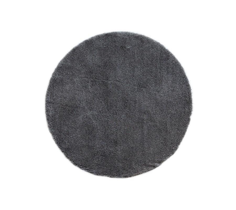 Nomadic Round Dark Grey Rug