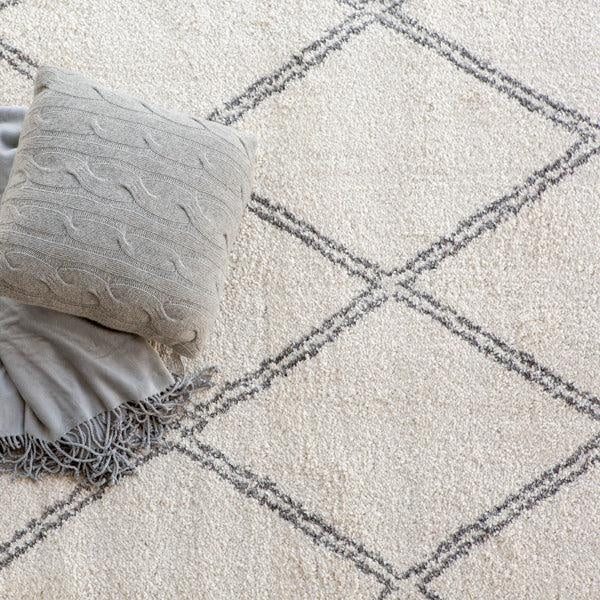 Evie Scandi Cream Grey Rug