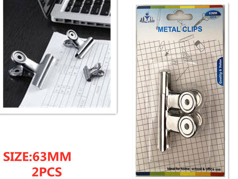 Metal Clips 2 PC - 63mm