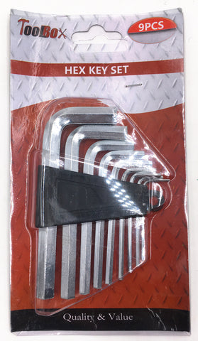 Hex Key Set Of 9