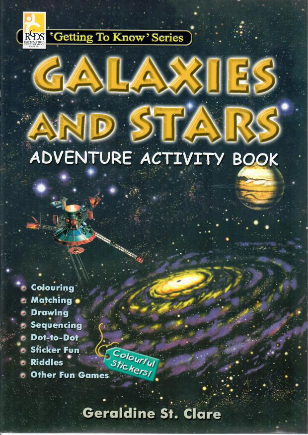 Galaxies And Star Adventure Activity Book - Set of 5