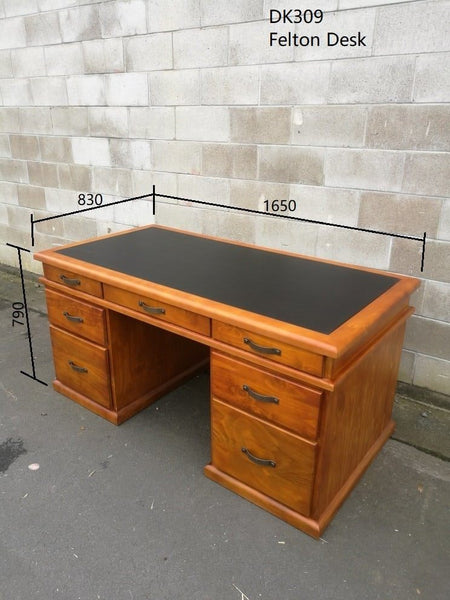 Office Desk | Display Cabinet - Set of 2