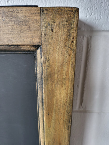 Teak Double Sided Black Board