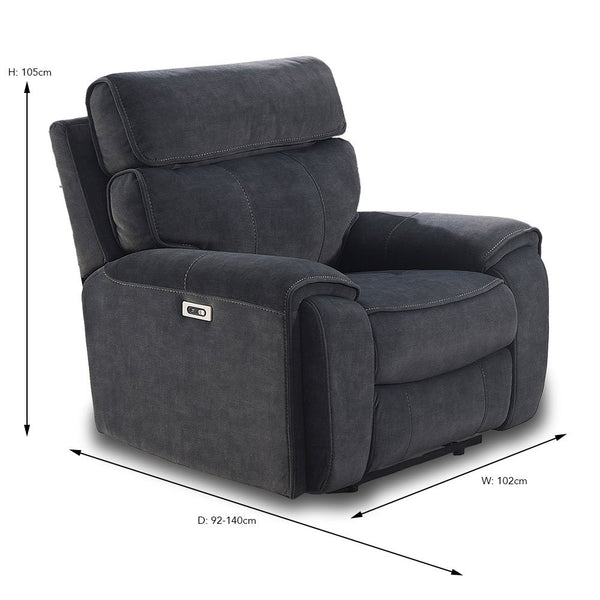 Ashleigh Electric Recliner Lounge Suite