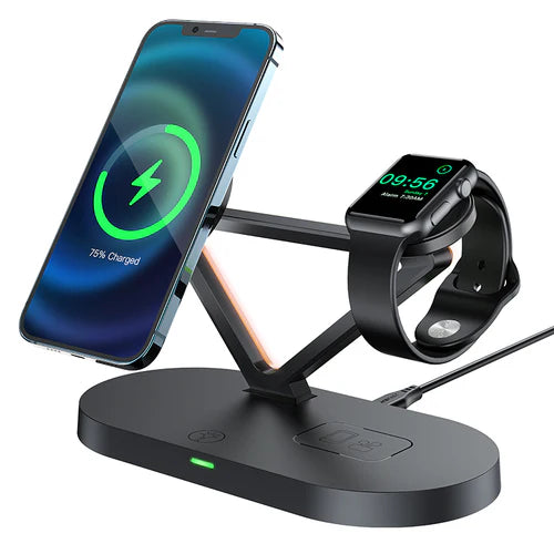 45W Premium 3 in 1 Wireless Charging Station