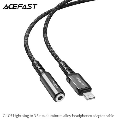 Premium Lightning Aux Jack / Cable (Apple MFI Certified)