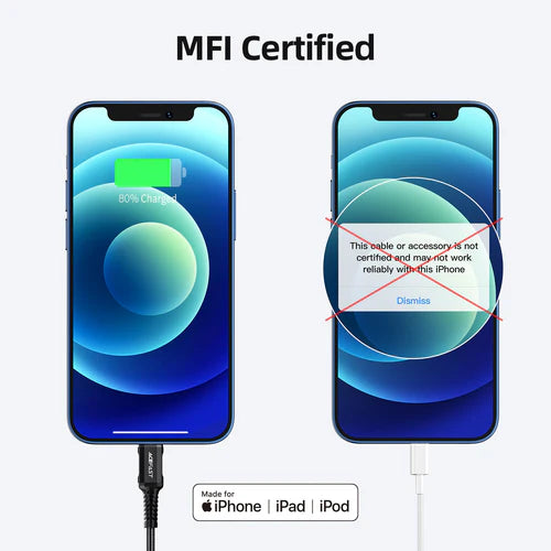 Super Durable Premium Data Cable(Apple MFI Certified)