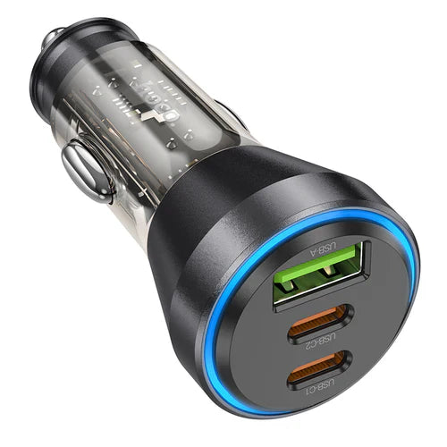 Car Charger - 60W 3 Ports PD+QC