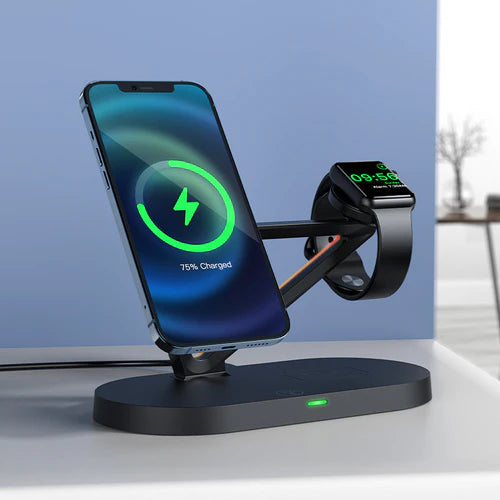 45W Premium 3 in 1 Wireless Charging Station