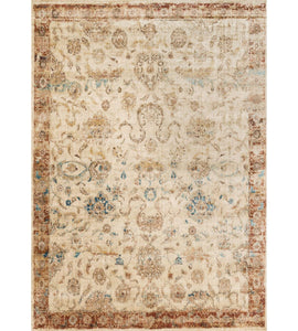 Anastasia Ivory/Rust Rug