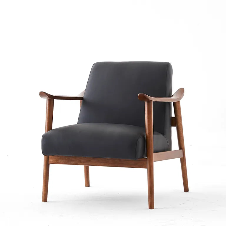 Spencer Mid-Century Armchair Black