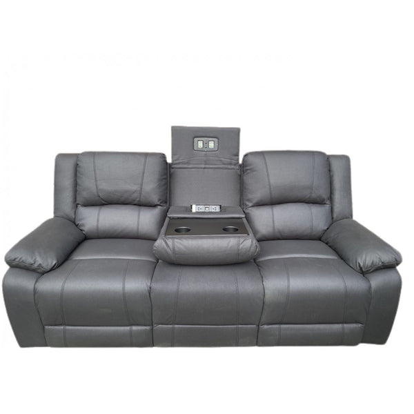 3 Seater Electric Recliner with Drop Down Tray