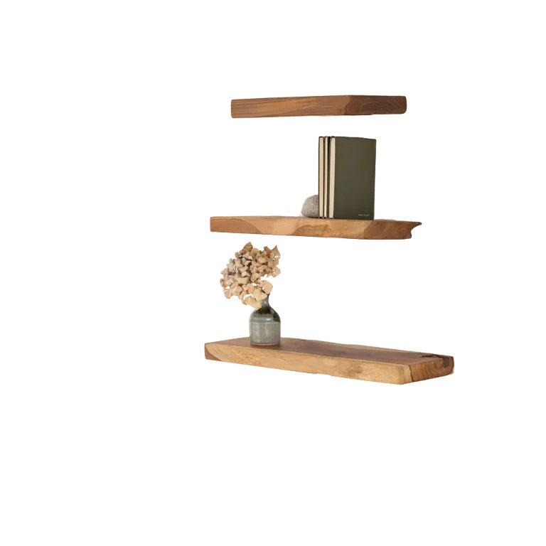 Rustico Reclaimed Teak Floating Shelf - 40cm