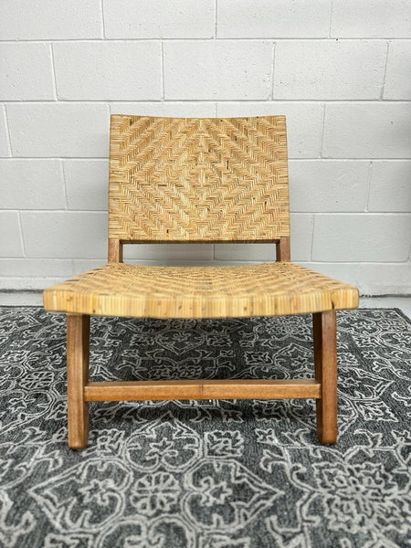 Casual Chair - Teak & Rattan