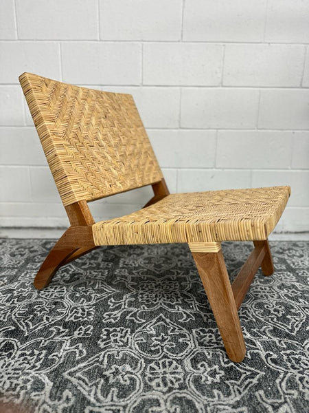 Casual Chair - Teak & Rattan