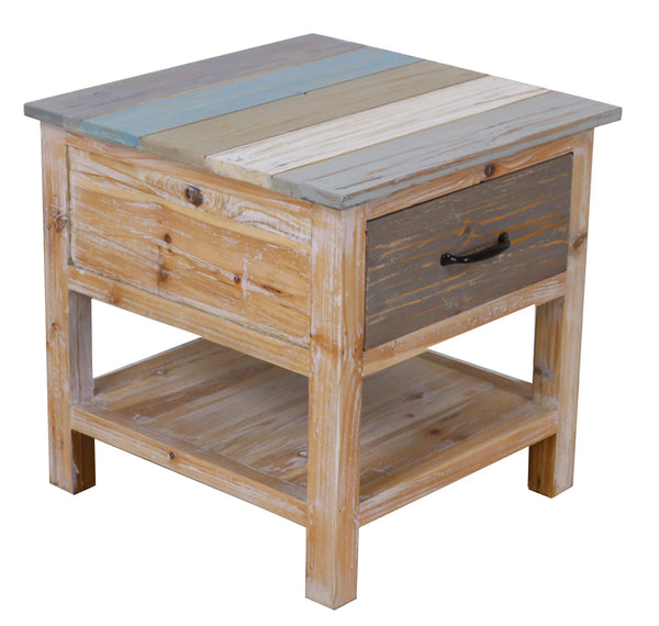 Corner Table - Recycled Fir