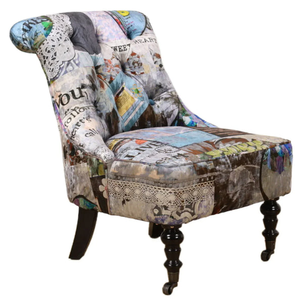 Patchwork Bedroom Chair