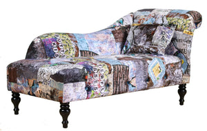 Patchwork Chaise Chair