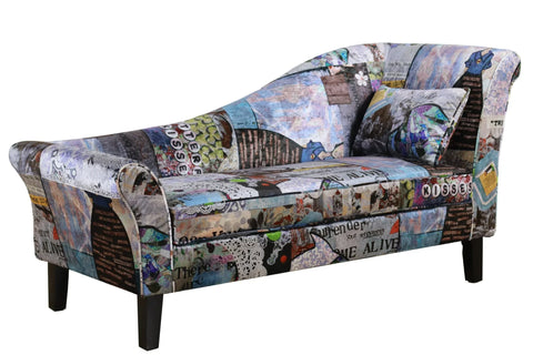 Patchwork Chaise Chair