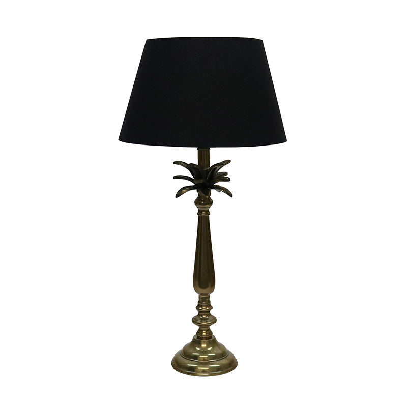 Aluminium Palm Table Lamp 62cm