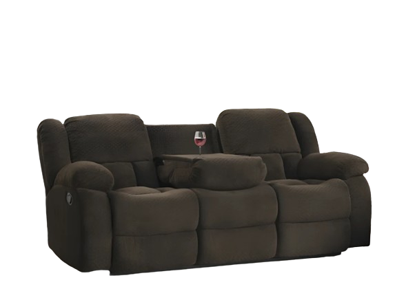 Mila Brown Fabric 3RR Recliner