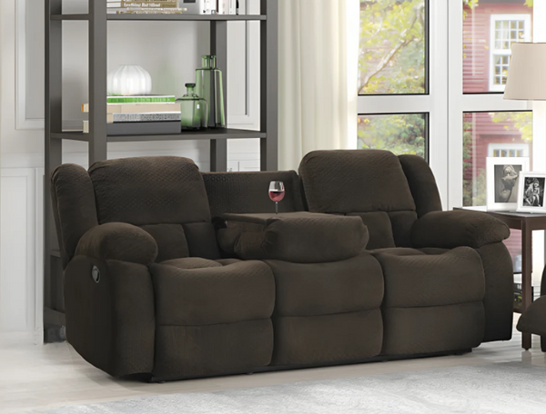 Mila Brown Fabric 3RR Recliner