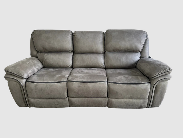 Moy 3 Seater Recliner - Grey