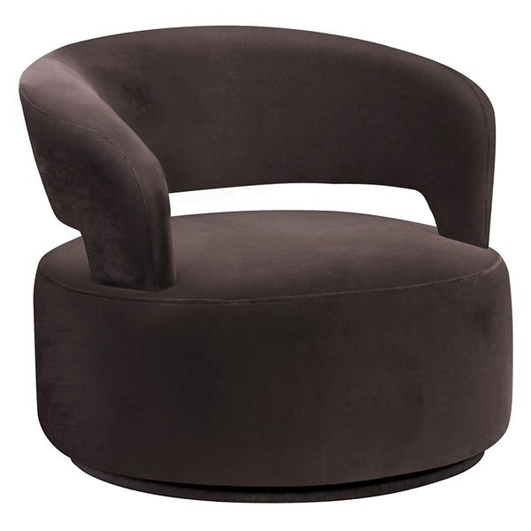 Indiana Swivel Armchair Mushroom