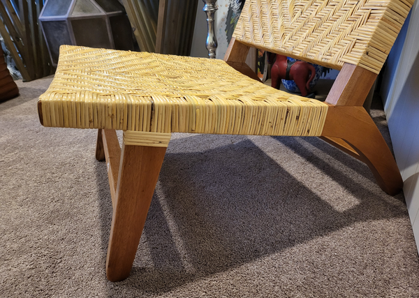 Casual Chair - Teak & Rattan