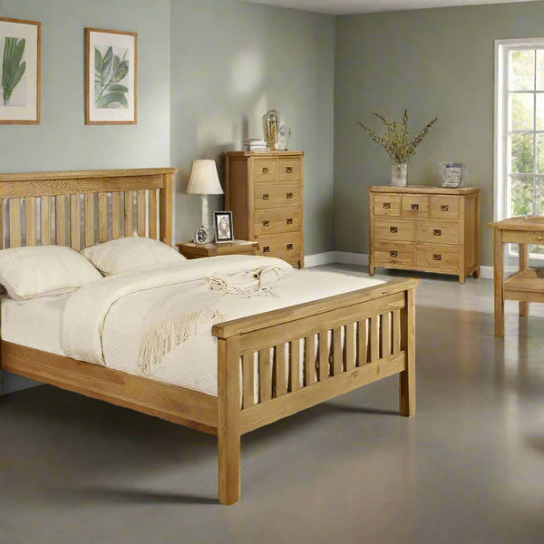 Oak Bedroom Suite - 5 Piece