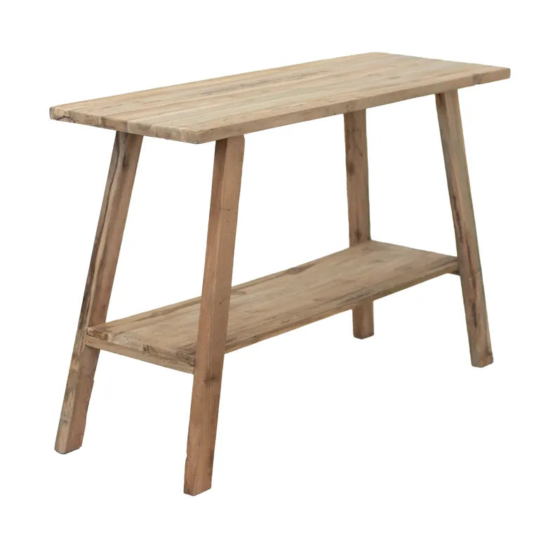 Rustico Reclaimed Teak Console Table - Natural