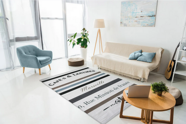 Normandy White Multi Rug