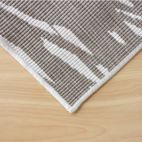 Eden Indoor/Outdoor Leaves Beige Rug