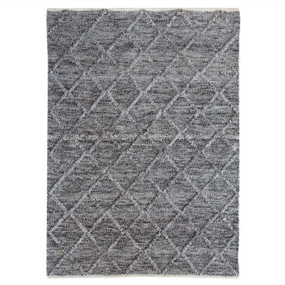 Bomerano Indoor/Outdoor Dark Grey Rug