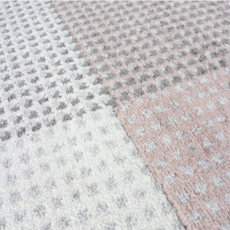 Osaka Square Dusty Rose Rug