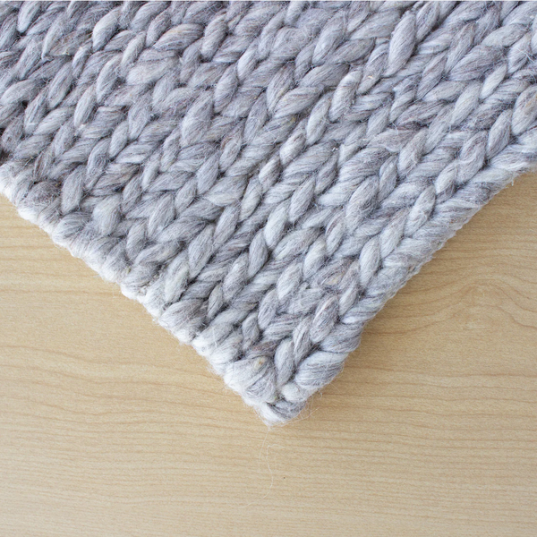 Tundra Braid Warm Grey Rug