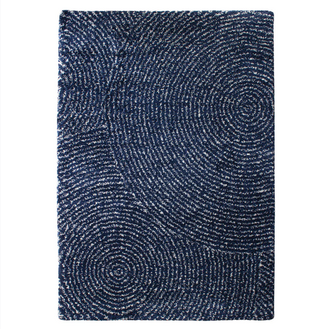 Oasis Circles Blue/Cream Rug