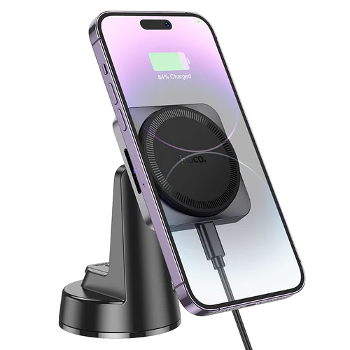 15W Magnetic Wireless Fast Charging Phone Holder for Dashboard