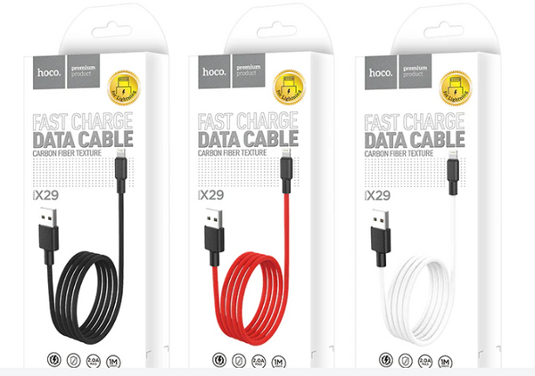 Fast Charge Cable w/ Carbon Fiber Style