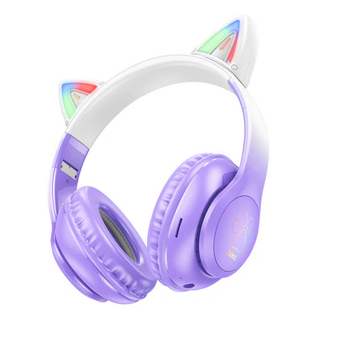 Bluetooth Cat Ear Headset w/ LED Light