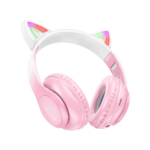 Bluetooth Cat Ear Headset w/ LED Light