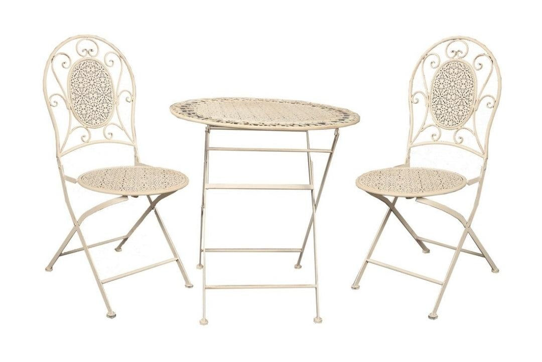 Outdoor Café Set - Antique White