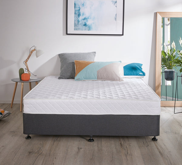 Queen Bed Base W/ Mattress