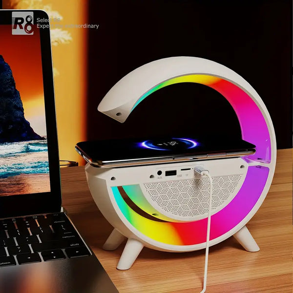 Wireless Speaker | Wireless Charging | 6 Light Modes