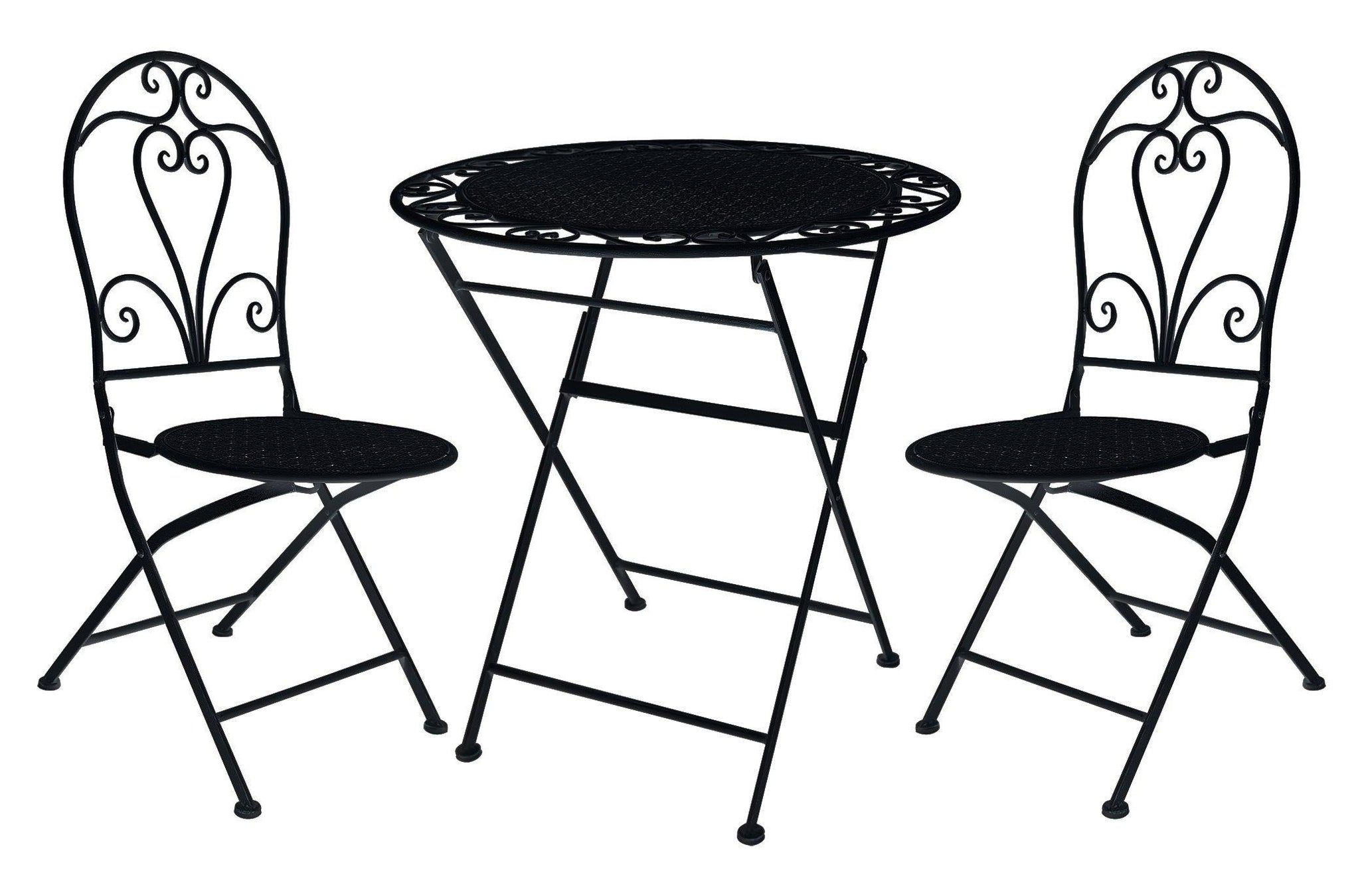 Outdoor Café Set - Antique Black