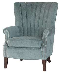 Wingback Armchair - Teal Blue