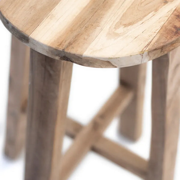 Rustico Stool - Reclaimed Teak